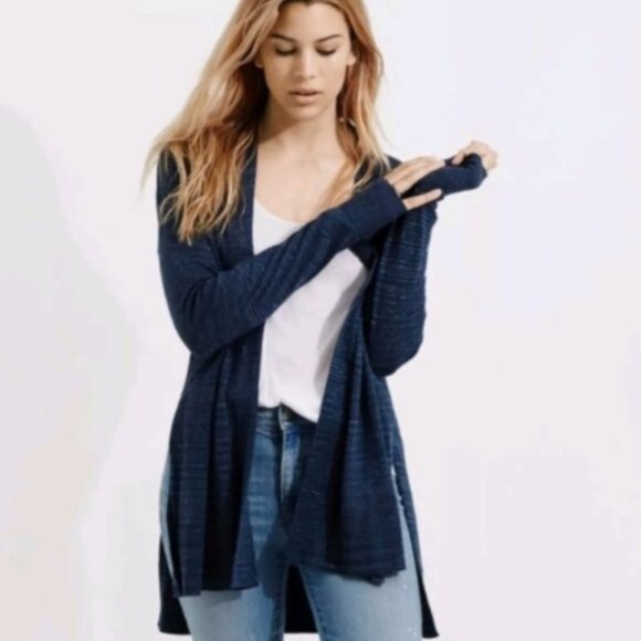 LOU & Grey Purple Cardigan Size Small - Picture 3 of 12